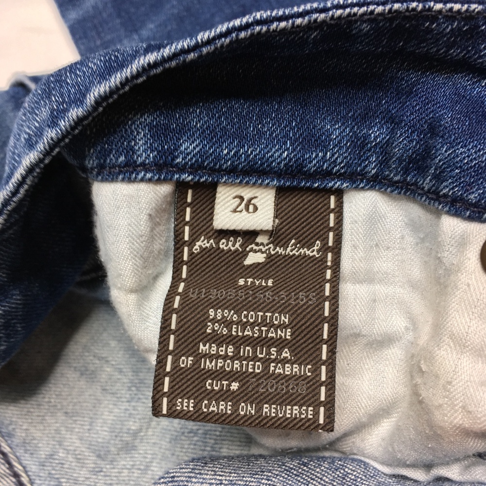 7FAM Bootcut Design Sz 26 - Picture 5 of 7